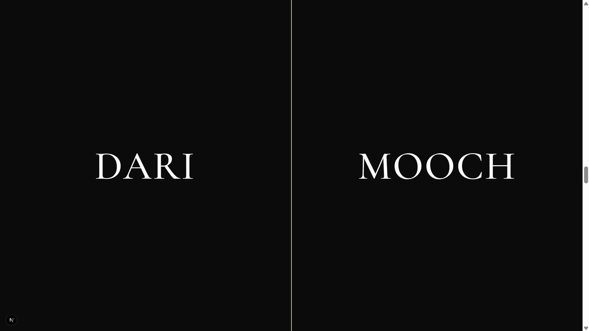 Dari Mooch — Split Screen — DARI | MOOCH