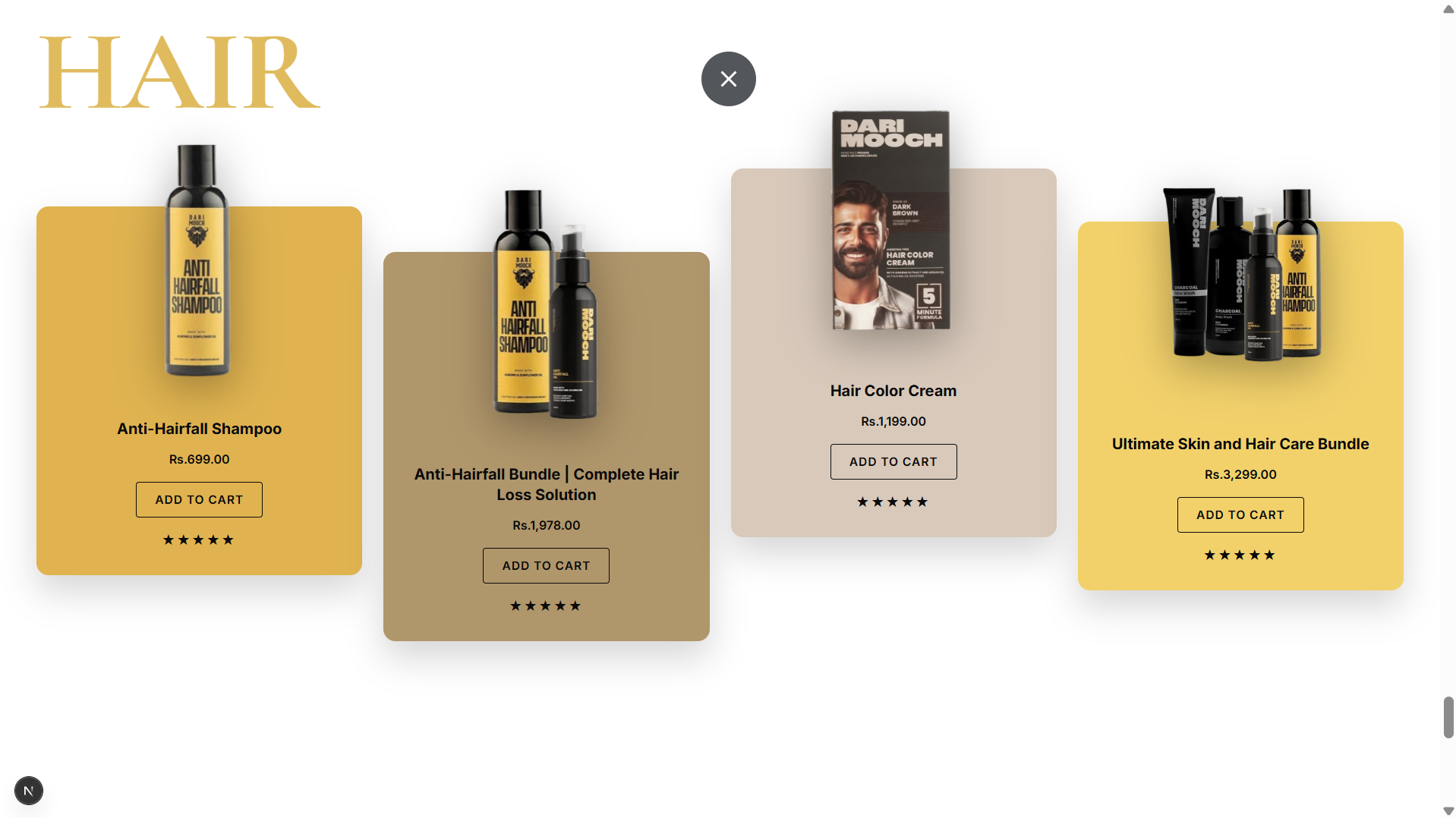 Dari Mooch — Categories — Hair