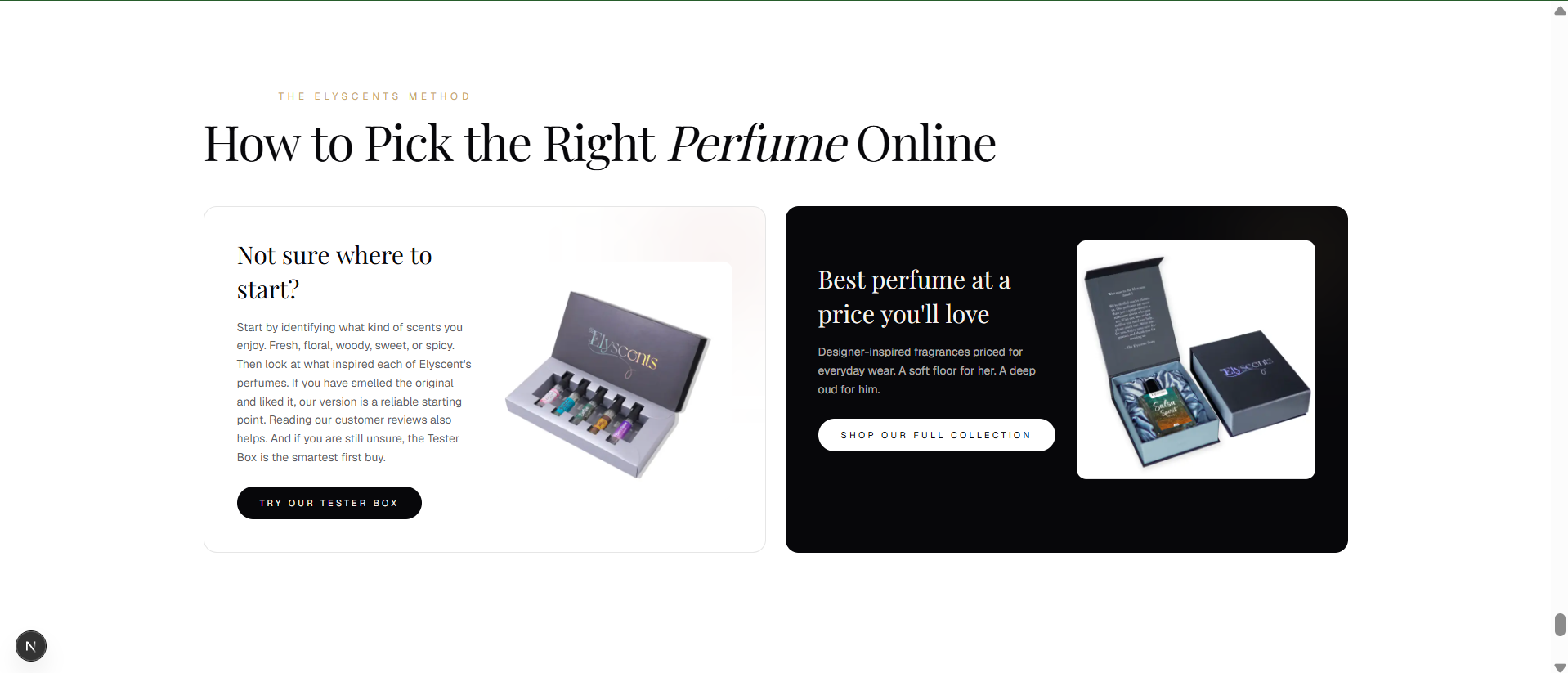 Elyscents — How To Pick